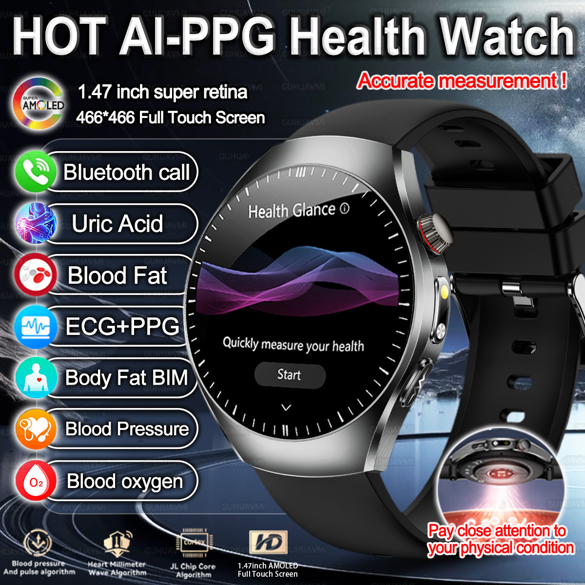 Smartwatch Watches For Women Brands - Nowa Marka 2026 Ulepszony Smartwatch z