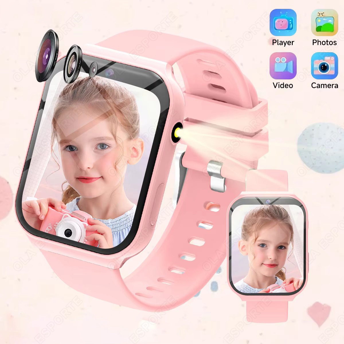 Smartwatch Watches Birthday Gift For Girls - Nowy smartwatch dla dzieci z kamerą