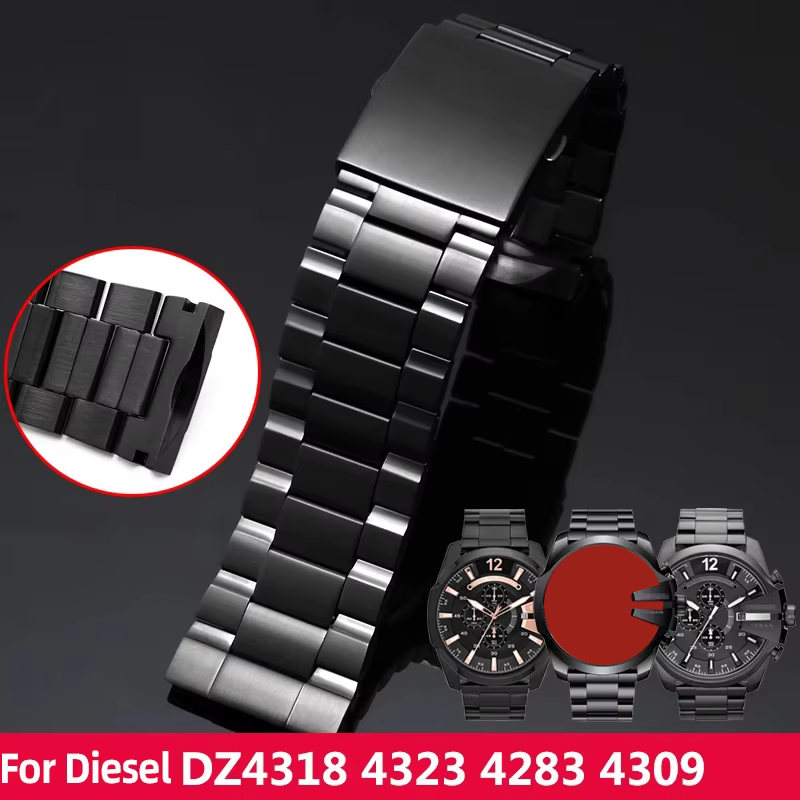 Diesel Watches Smartwatch - Dla Diesel DZ4318 pasek stalowy DZ4323