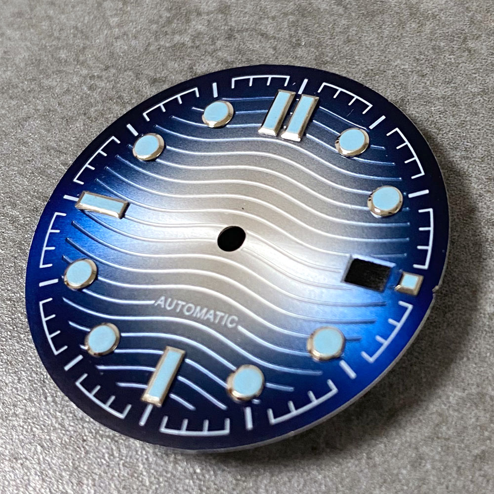 Luminous Dial Face - Tarcza zegarka Wave Dial Sunburst pasująca