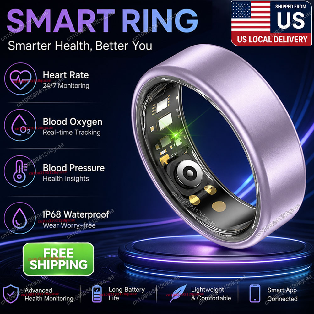 Smartwatch Sports Watches For Men - Inteligentny Pierścień Monitorujący Tętno, Natlenienie Krwi