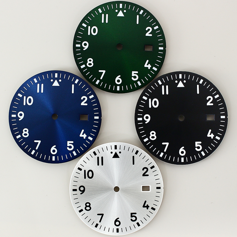 Luminous Dial Face - Tarcza zegarka pilotka bez logo, 33,8