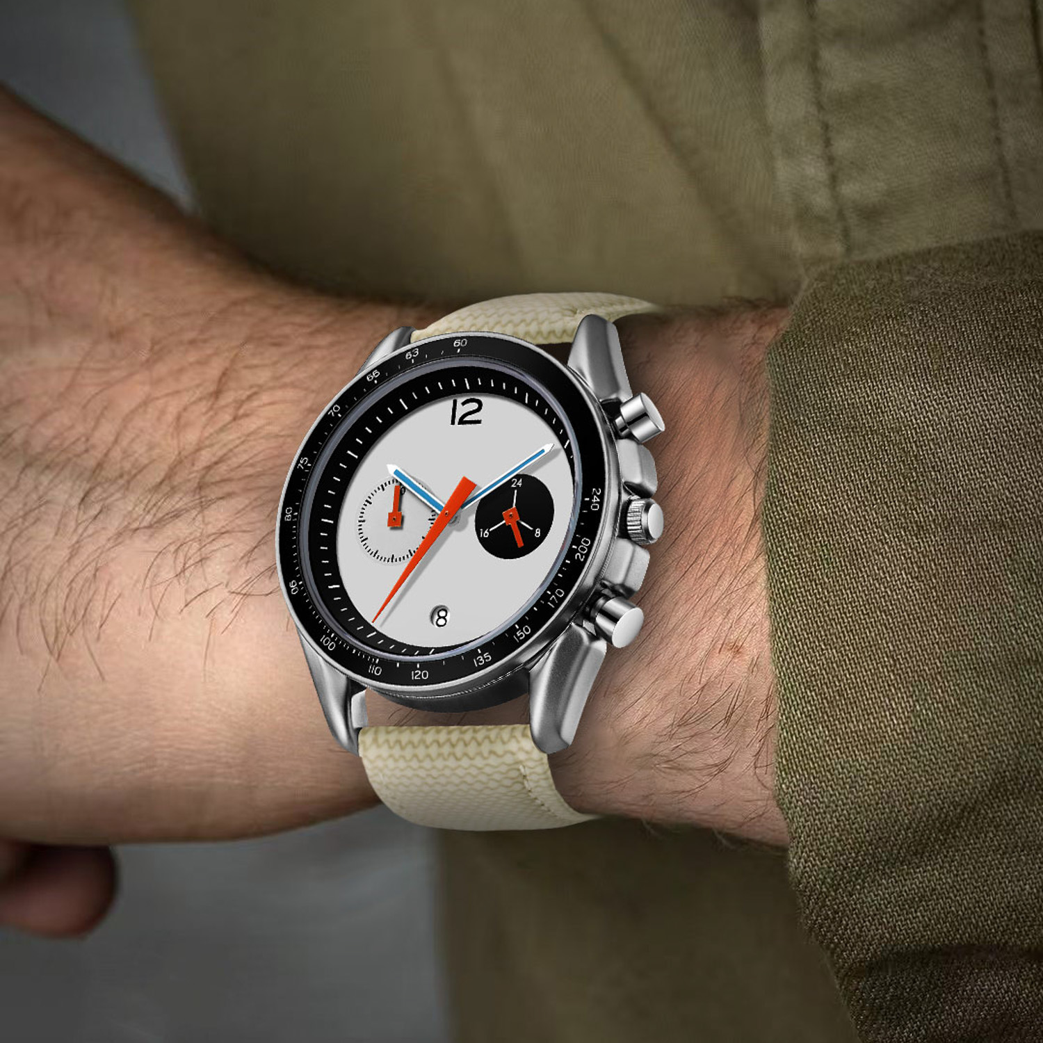Smartwatch Watches Gift For Men - Zegarek męski CILOA Vintage Racing Chronograph