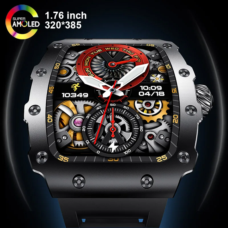 Hybrid Smartwatch - Nowy Trend Smartwatch 1.76 cala AMOLED