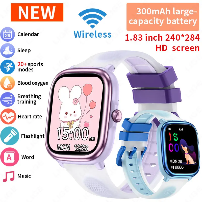 Smartwatch Watches Birthday Gift For Girls - Smartwatch LIGE dla dzieci, chłopięcy zegarek,