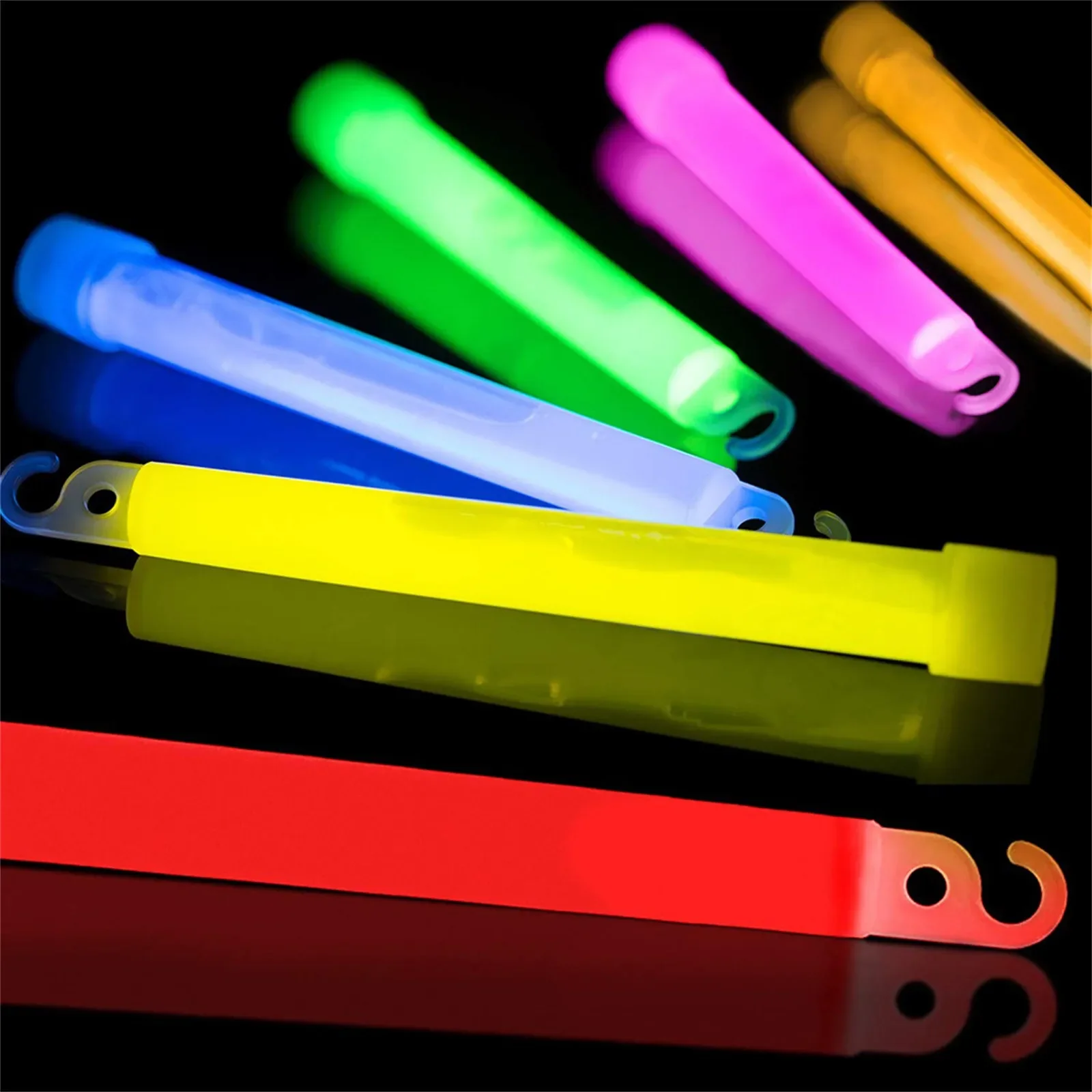 Tritium Gas Tube - Świecące pałeczki z haczykiem 4/6 cala