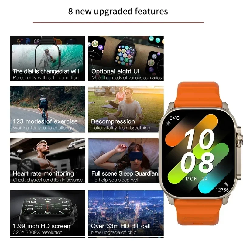 Nowy Smartwatch T10 Ultra 49mm – Smartwatch New Watches For Women recenzja i cena