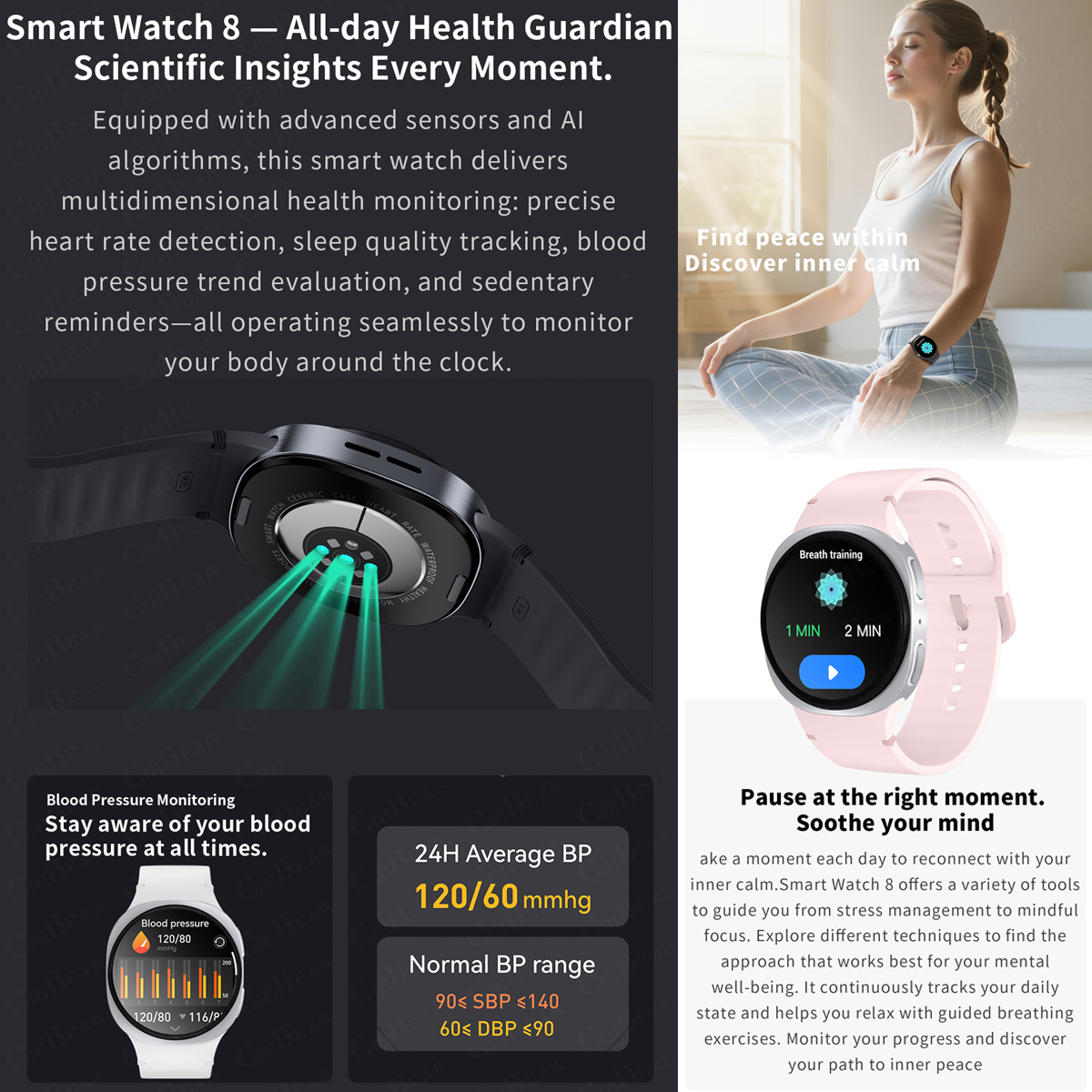 Nowe smartwatche 2026 8 Mini G – Smartwatch New Watches For Women recenzja i cena