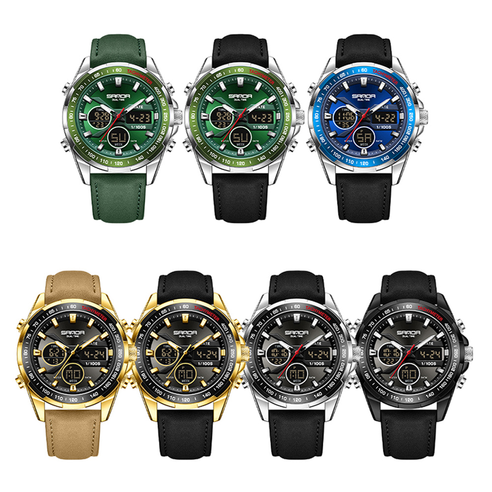 Zegarek męski SANDA Luxury Chr – Smartwatch Branded Watches For Men recenzja i cena