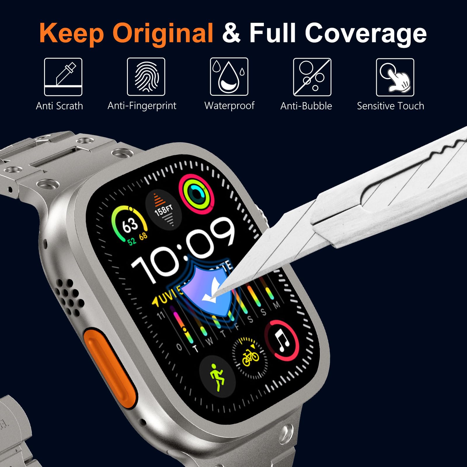 Szkło hartowane do Apple Watch – Smartwatch Watches Gift For Men recenzja i cena