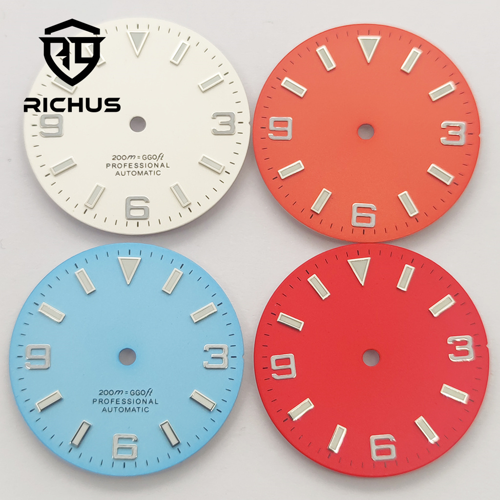 Tarcza zegarka RICHUS 29mm, po – Luminous Dial Face recenzja i cena