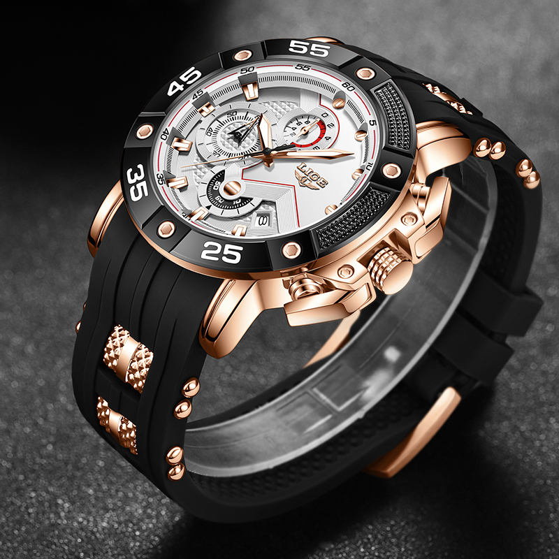 Zegarki kwarcowe LIGE, luksuso – Smartwatch Branded Watches For Men recenzja i cena