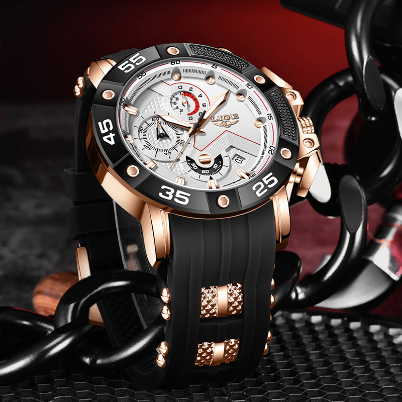 Zegarki kwarcowe LIGE, luksuso – Smartwatch Branded Watches For Men recenzja i cena