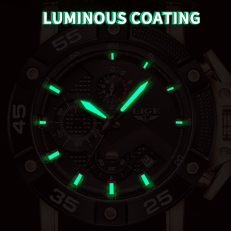 Zegarki kwarcowe LIGE, luksuso – Smartwatch Branded Watches For Men recenzja i cena