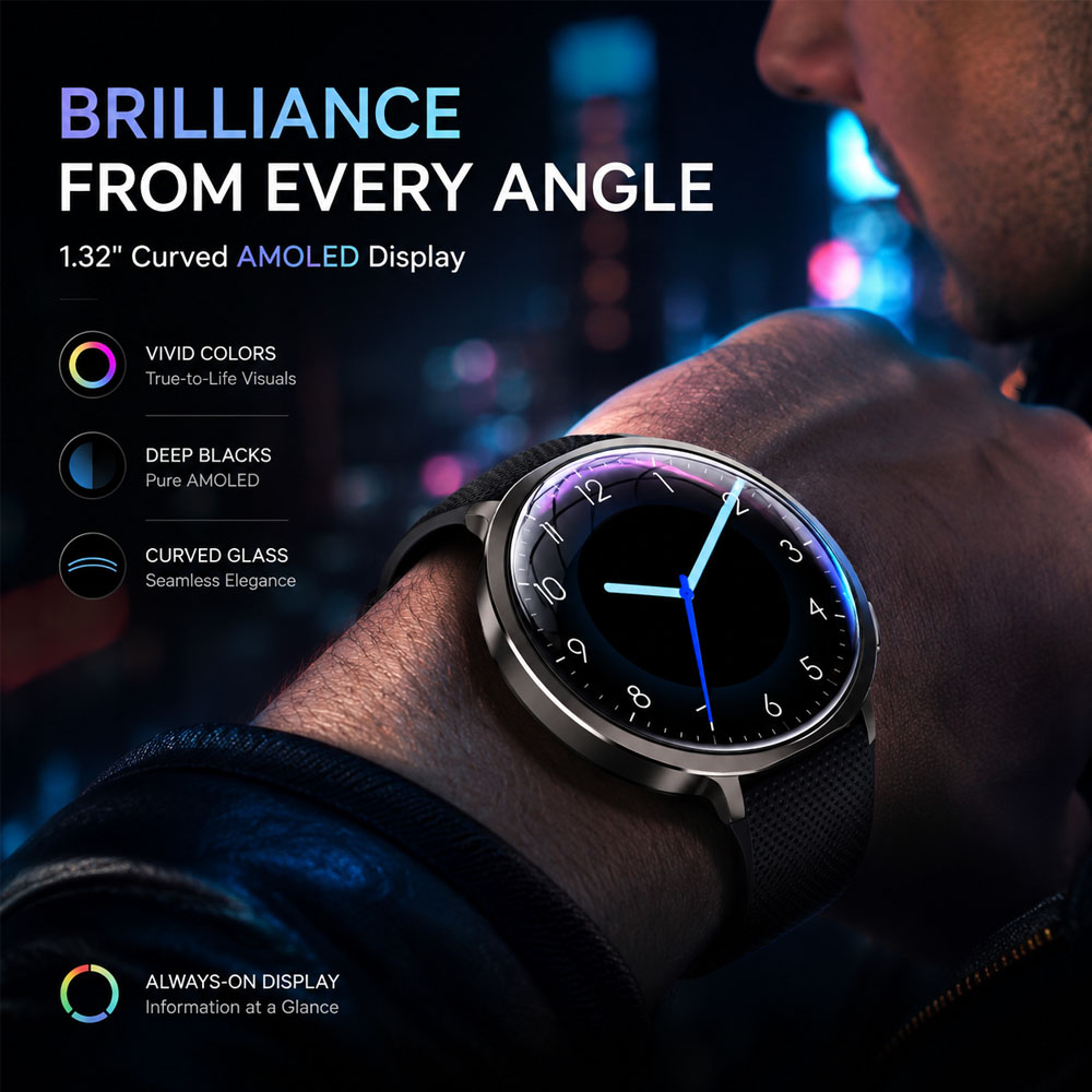 2026 Premium Smartwatch AMOLED – Hybrid Smartwatch recenzja i cena