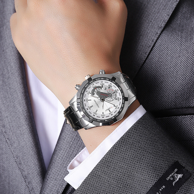 Męskie zegarki kwarcowe z kale – Smartwatch Watches Gift For Men recenzja i cena
