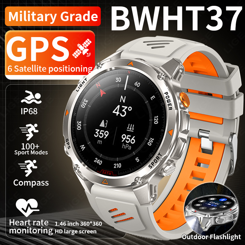 LIGE Wytrzymały Smartwatch z G – Smartwatch Sports Watches For Men recenzja i cena