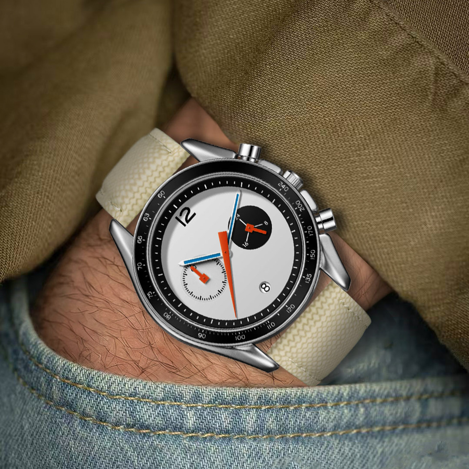 Zegarek męski CILOA Vintage Ra – Smartwatch Watches Gift For Men recenzja i cena