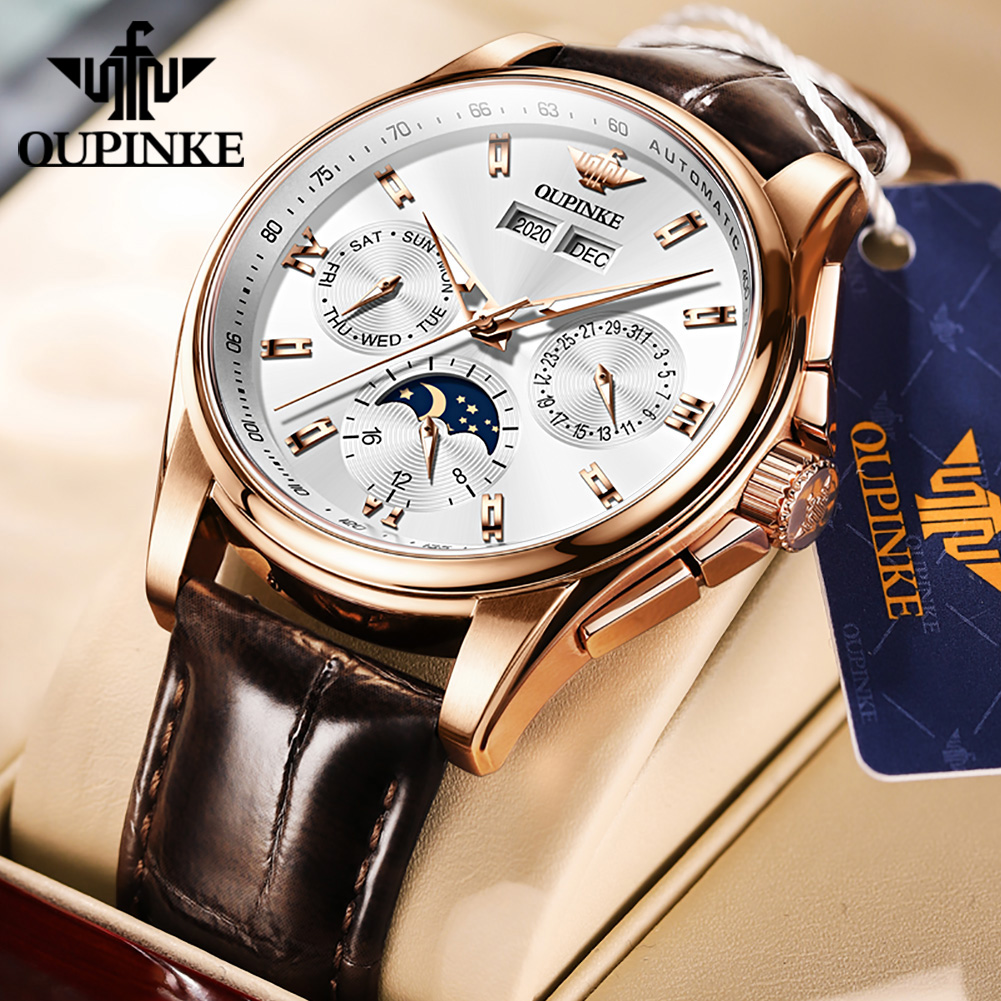 Zegarki męskie OUPINKE, casual – Anti-Magnetic Watch recenzja i cena