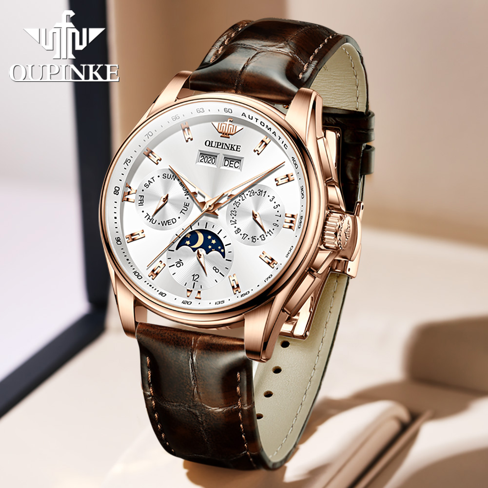 Zegarki męskie OUPINKE, casual – Anti-Magnetic Watch recenzja i cena