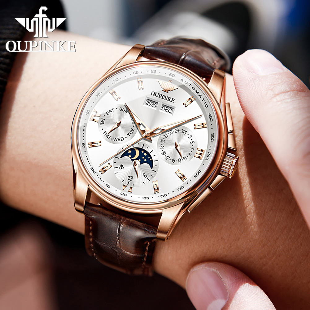 Zegarki męskie OUPINKE, casual – Anti-Magnetic Watch recenzja i cena