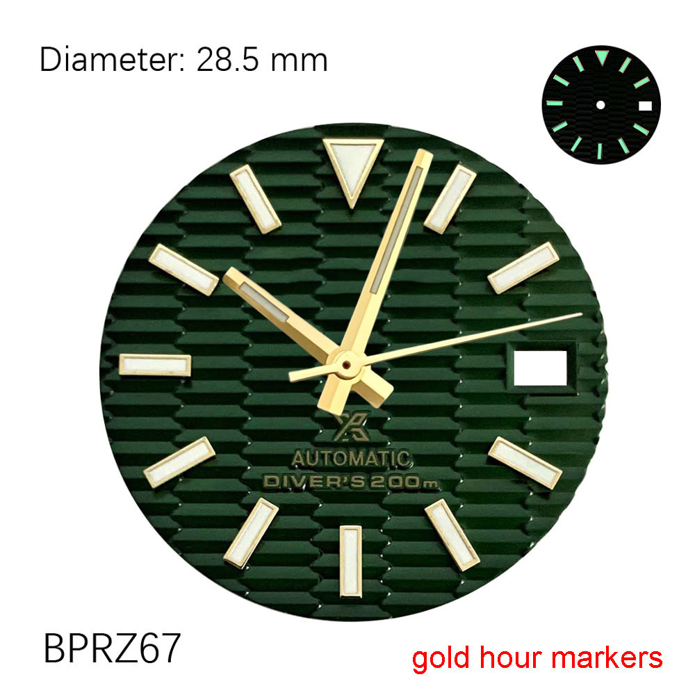 Tarcza 28,5 mm z logo NH35 S,  – Luminous Dial Face recenzja i cena