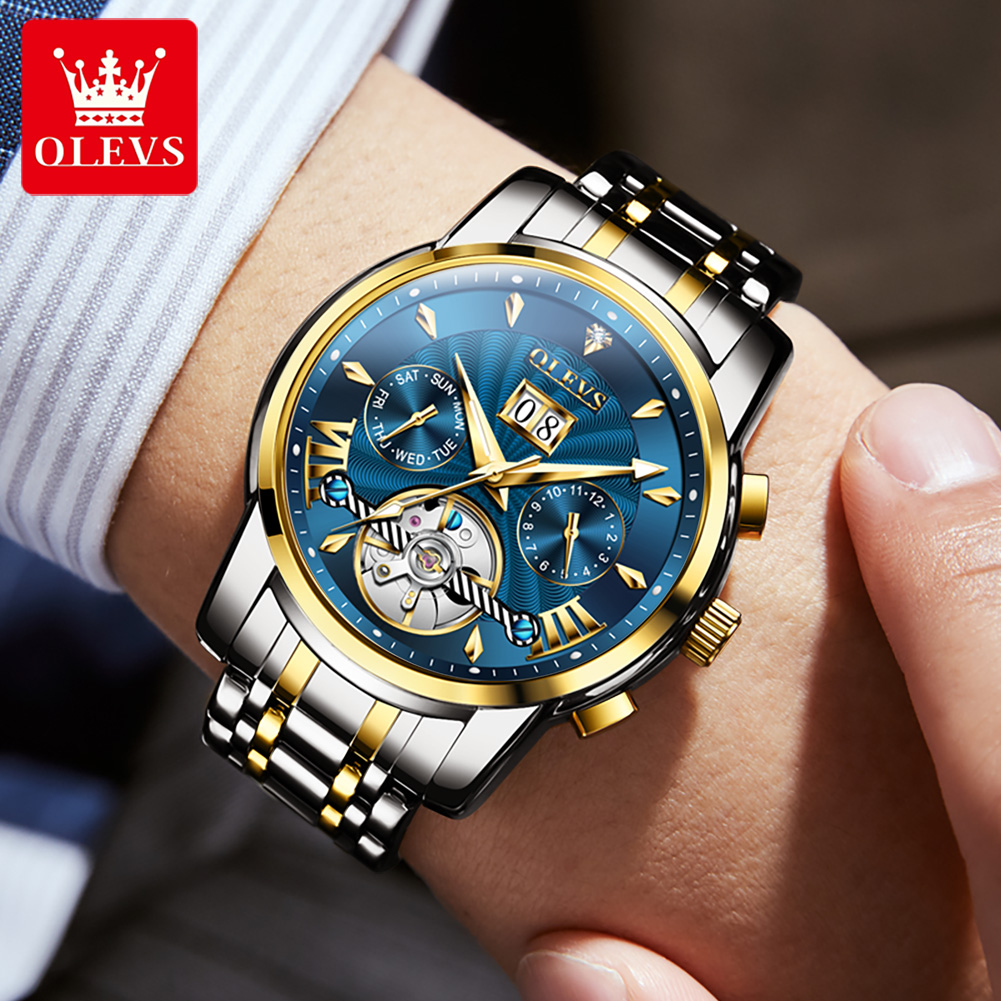Zegarki męskie OLEVS, luksusow – Anti-Magnetic Watch recenzja i cena